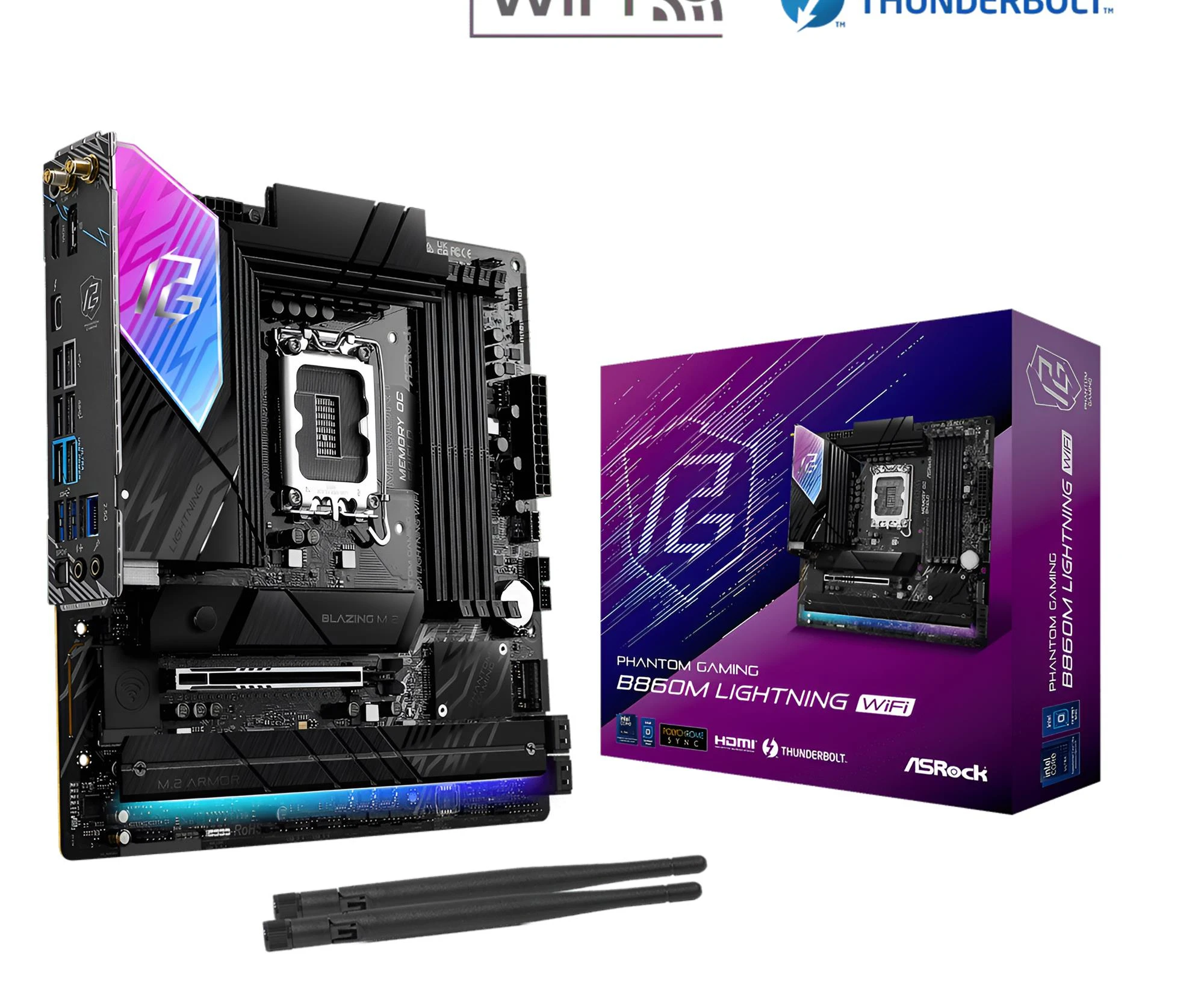 Материнська плата ASRock B860M Lightning WiFi EU