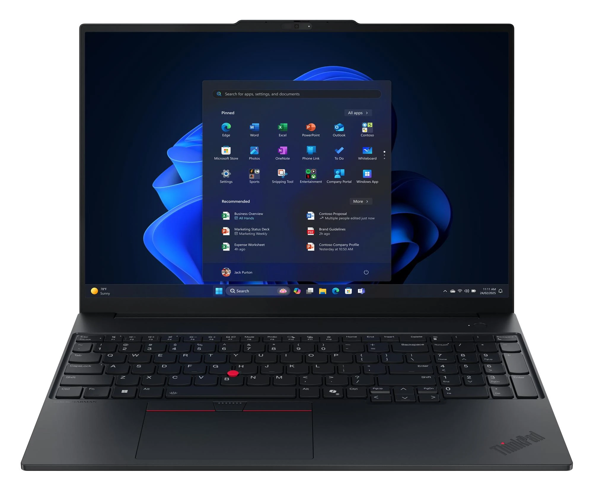 Ноутбук Lenovo ThinkPad E16 Ryzen 7-250/16GB/512/Win11P (21ST0035PB)