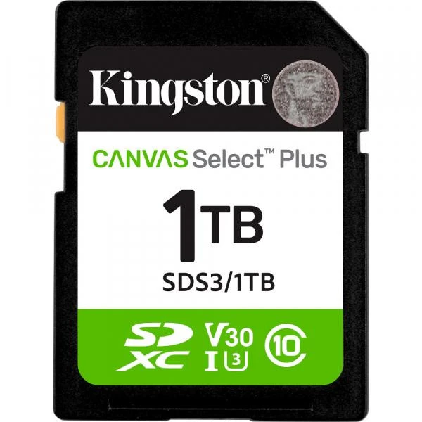 Карта пам'яті Kingston 1 TB SDXC Canvas Select Plus Gen3 SDS3/1TB