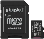 Kingston 256 GB microSDXC Canvas Select Plus Gen3 + SD-adapter SDCS3/256GB (UA)