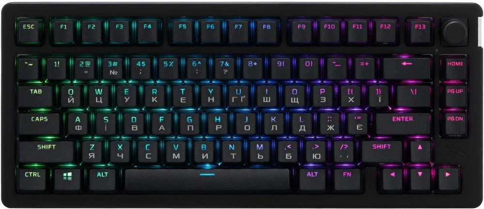 Клавиатура HyperX Alloy Rise 75 Black (91Y91AA) (UA)