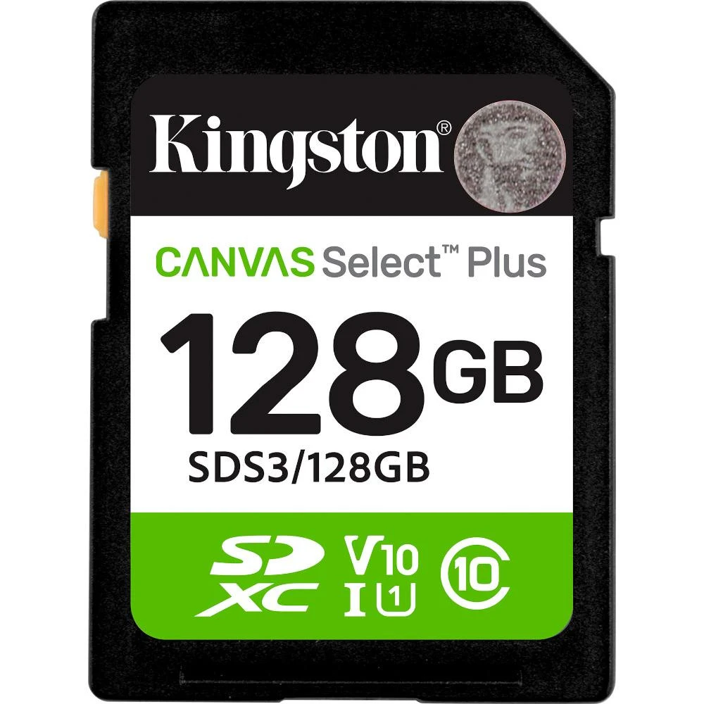 Карта пам'яті Kingston 128 GB SDXC Canvas Select Plus Gen3 SDS3/128GB (UA)