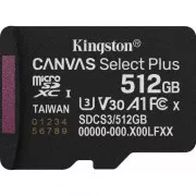 Kingston 512 GB microSDXC Canvas Select Plus Gen3 SDCS3/512GBSP (UA)