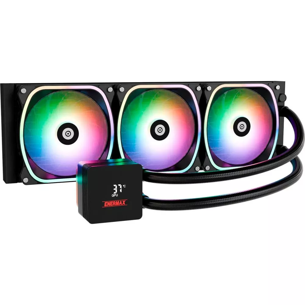 Водяное охлаждение Enermax Aquafusion 360 (ELC-AQFS360-SQA) (UA)