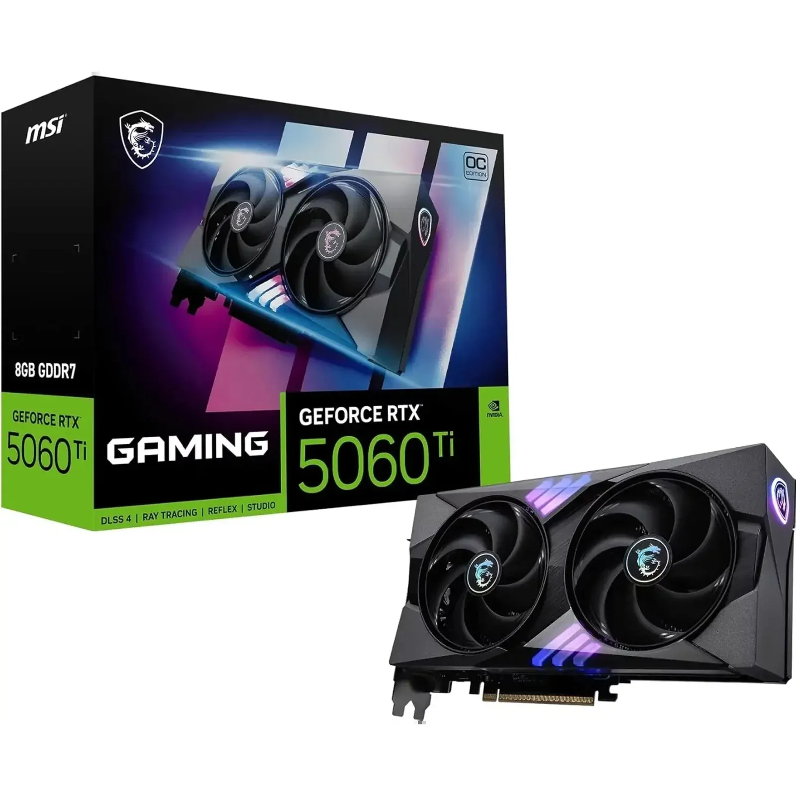 Відеокарта MSI GeForce RTX 5060 Ti 8G GAMING OC (G506T-8GC) (EU)