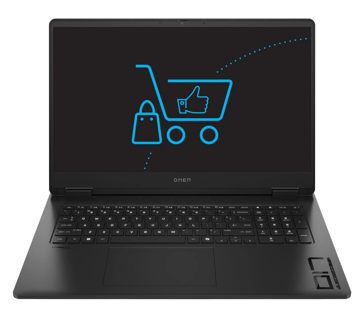 Ноутбук HP OMEN 17 Ryzen AI 9 365/32GB/2TB RTX5070 (17-db1002nw (C38ZCEA))