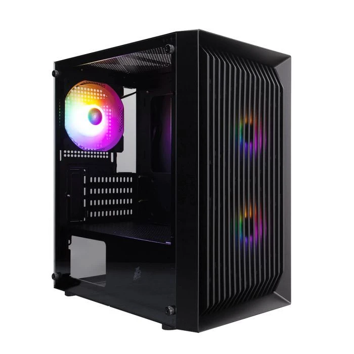 Корпус 1stPlayer BS-2-BK-3F1 (UA)