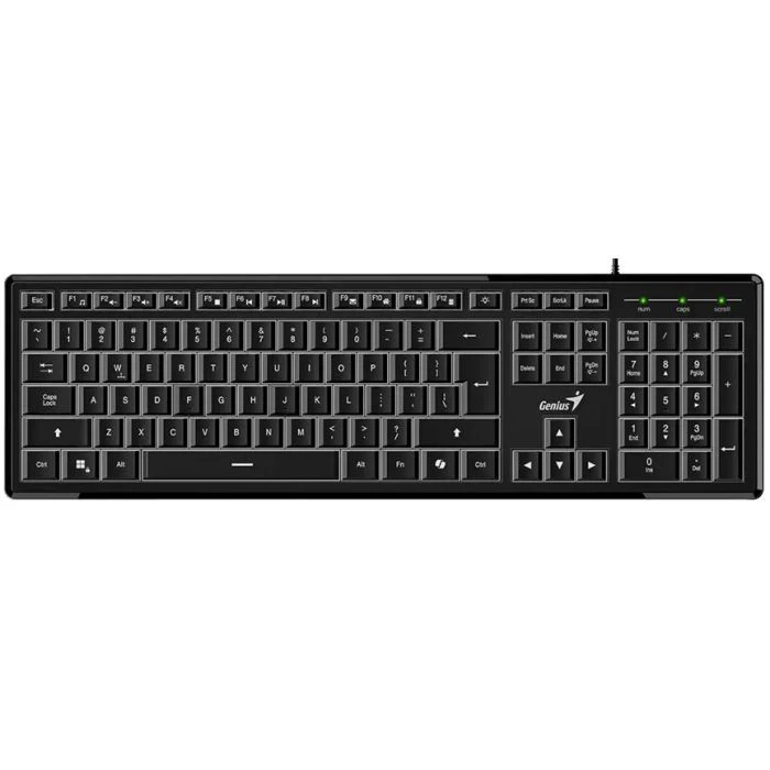 Клавіатура Genius SlimStar 820 USB UA Black (31310055410) (UA)