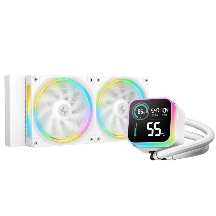 Система рідинного охолодження Deepcool LQ240 White (R-LQ240-WHDSMC-G-1) (UA)