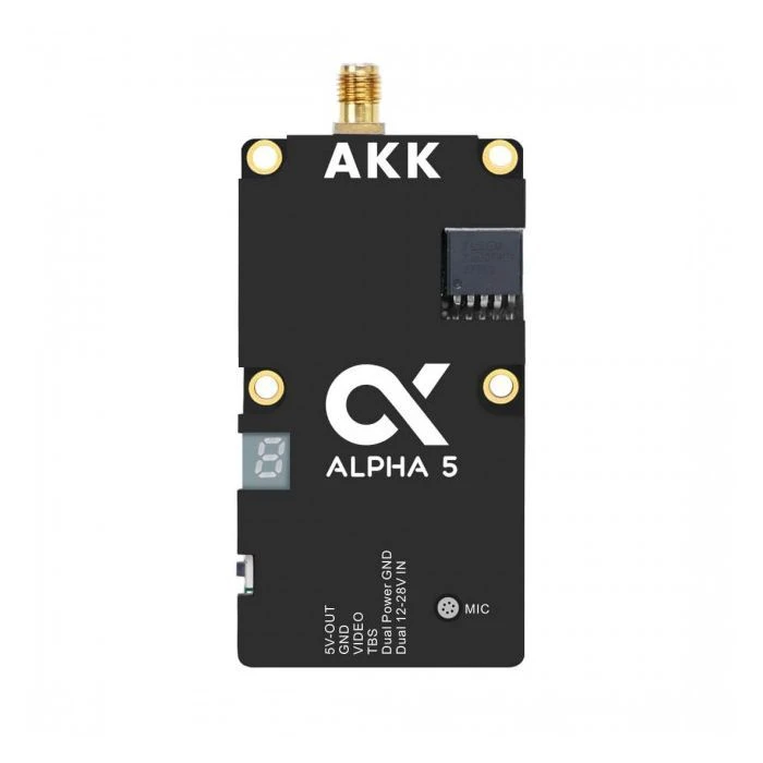 Видеопередатчик (VTX) AKK Alpha 5W 5.8GHz 80CH (58G5VTX) (UA)
