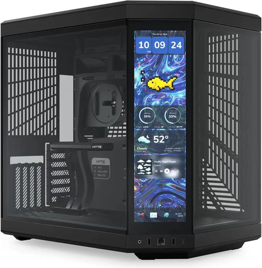 Корпус HYTE Y70 Touch Infinite Pitch Black (CS-HYTE-Y70TTI-BB) (UA)