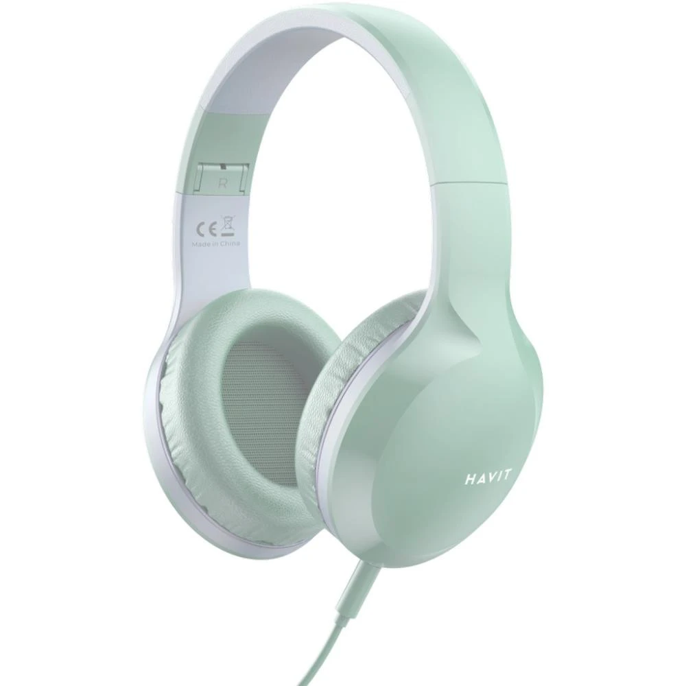 Навушники з мікрофоном Havit HV-H100d Green (6939119048570) (UA)