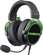 Навушники з мікрофоном Havit HV-H2030E Black/Green (6939119067076) (UA)