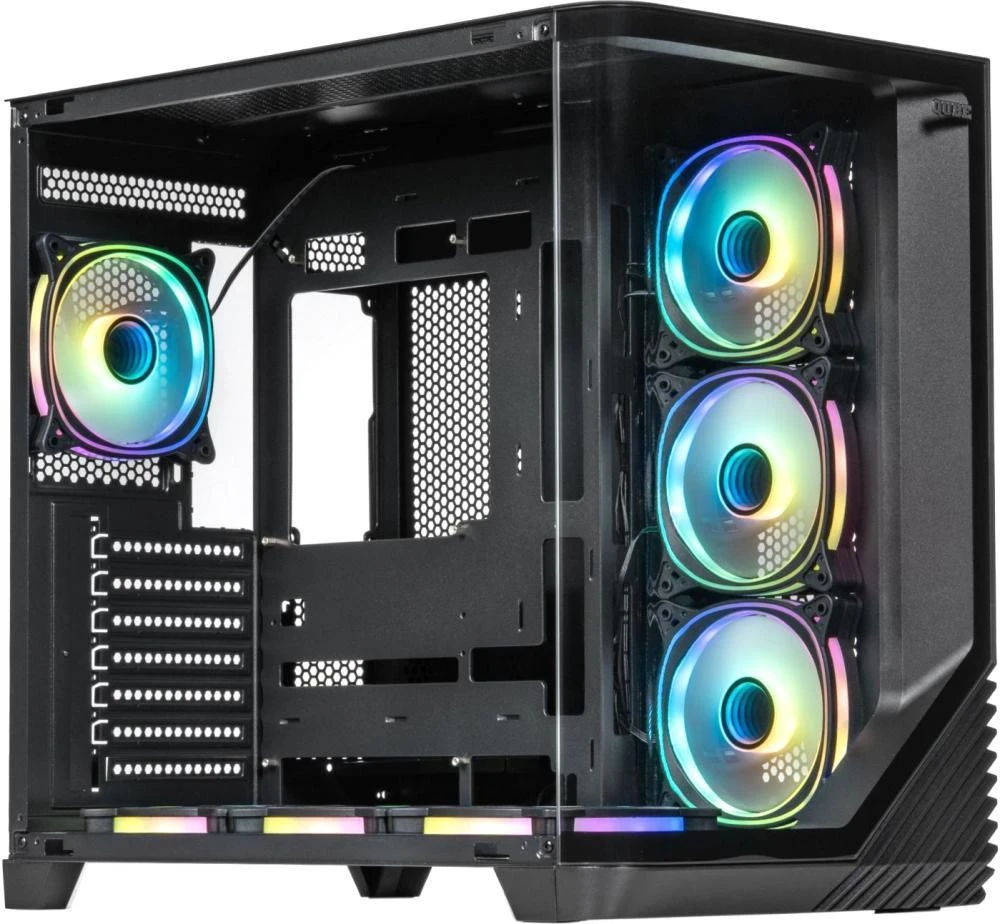 Корпус QUBE MIRAGE 7ARGB BTF Black (MIRAGE_GBNU3) (UA)