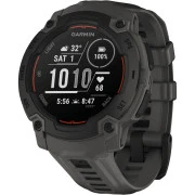 Смарт-годинники Garmin Instinct E 45 мм Чорні з силіконовим ремінцем Charcoal (010-02933-13)