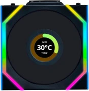 Вентилятор Lian Li Uni Fan SL Wireless LCD 120 Reverse Blade Black (G99.12RSLLCD1W1B.00) (UA)