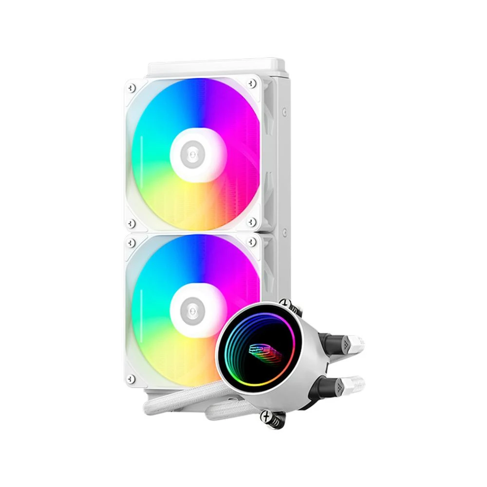 Водяне охолодження PCCooler DA240 ARGB White (DA240-WHAWXX-GL) (UA)