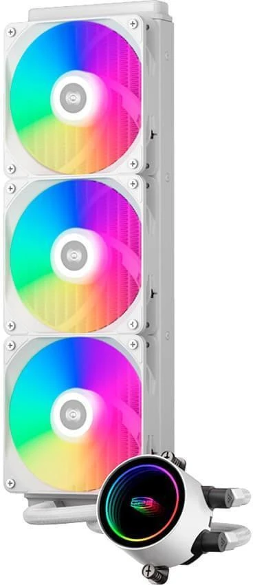 Водяне охолодження PCCooler DA360 ARGB WH (UA)