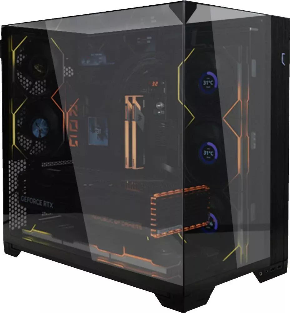 Корпус Lian Li O11 VISION Compact BTF Black (G99.O11VPX.00) (UA)