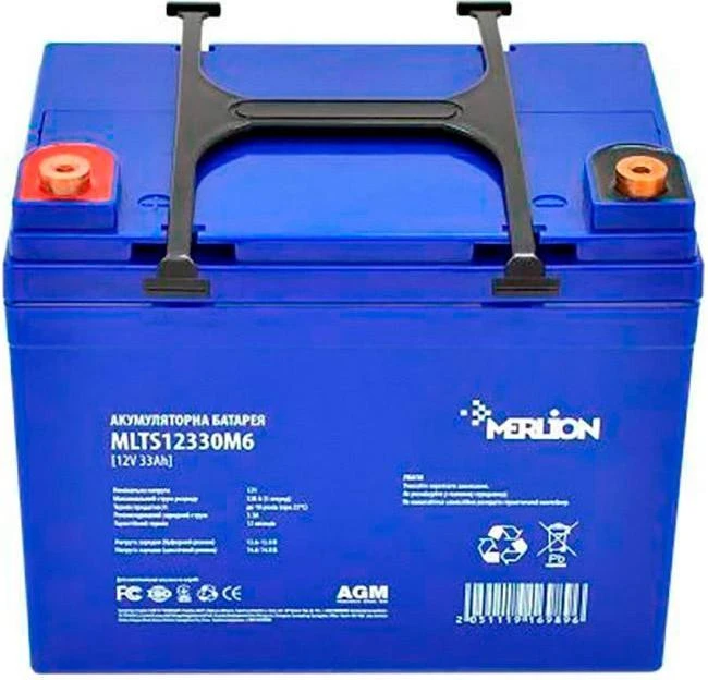 Аккумуляторная батарея Merlion EURO AGM 12 V 33 Ah (MLTS12330M6+) (UA)
