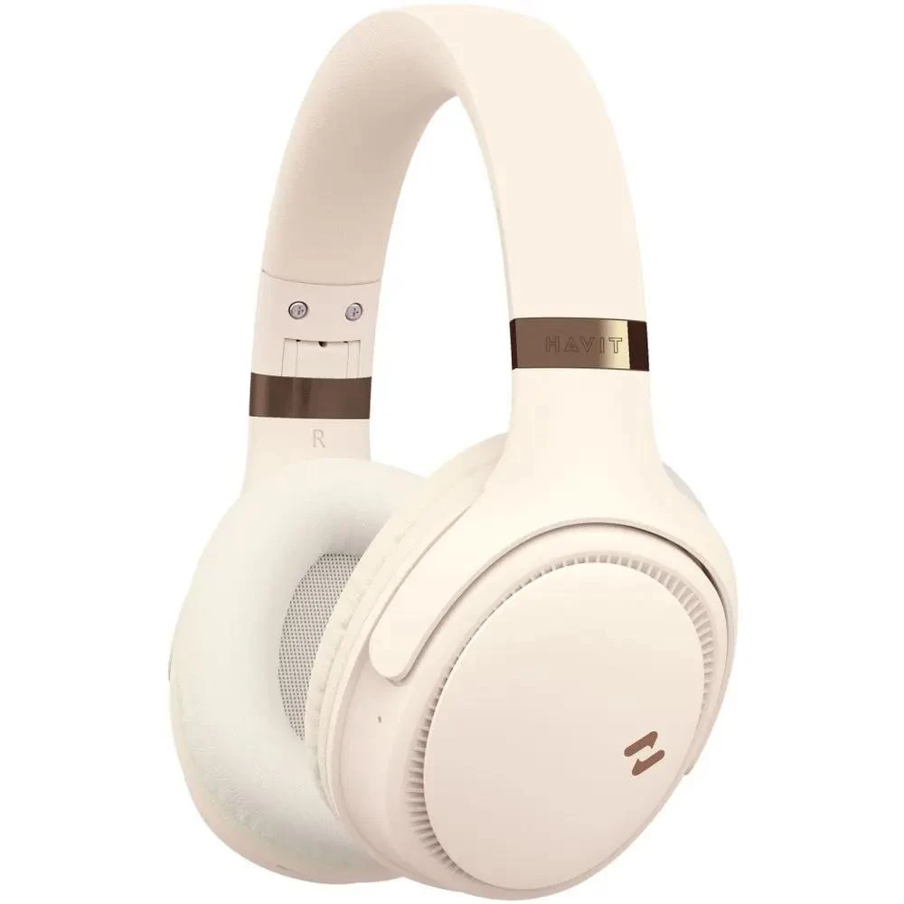 Навушники з мікрофоном Havit HV-H630BT Beige (6939119073107) (UA)