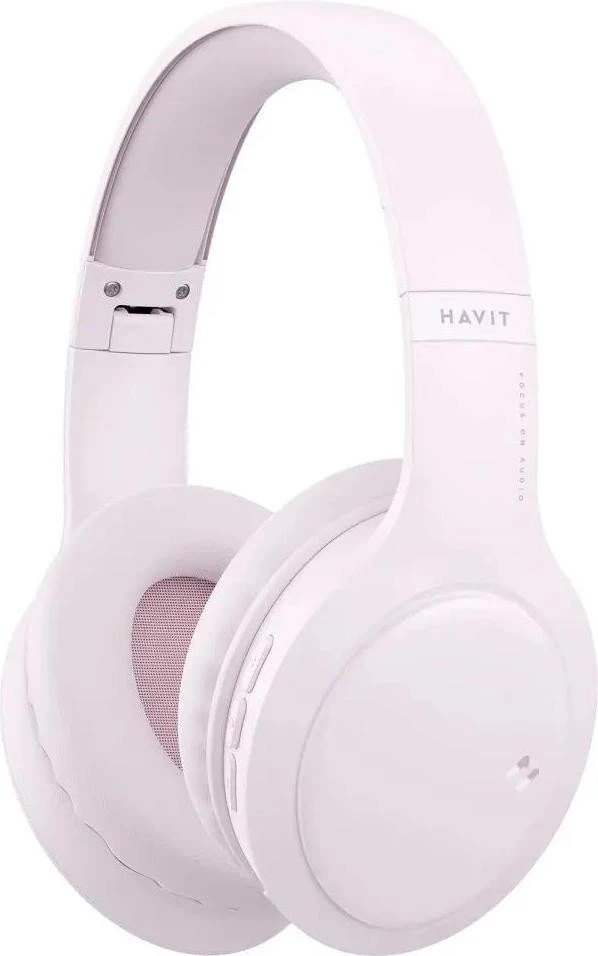 Наушники с микрофоном Havit HV-H633BT Pink (6939119098322) (UA)