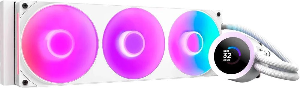 Водяне охолодження NZXT Kraken Plus 360 RGB V2 White (RL-KR360-W2) (UA)