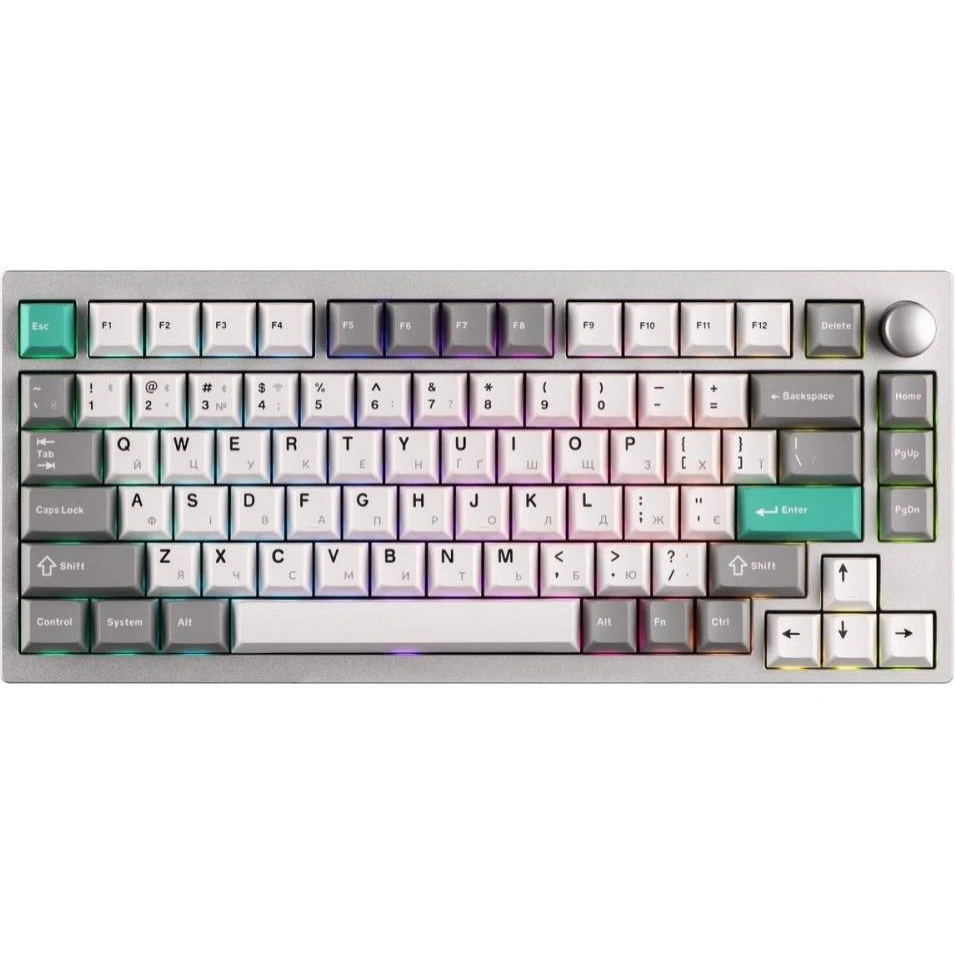 Клавиатура Lemokey P1 Pro Keychron Super Banana Space Silver (P1P-X4-UA) (UA)