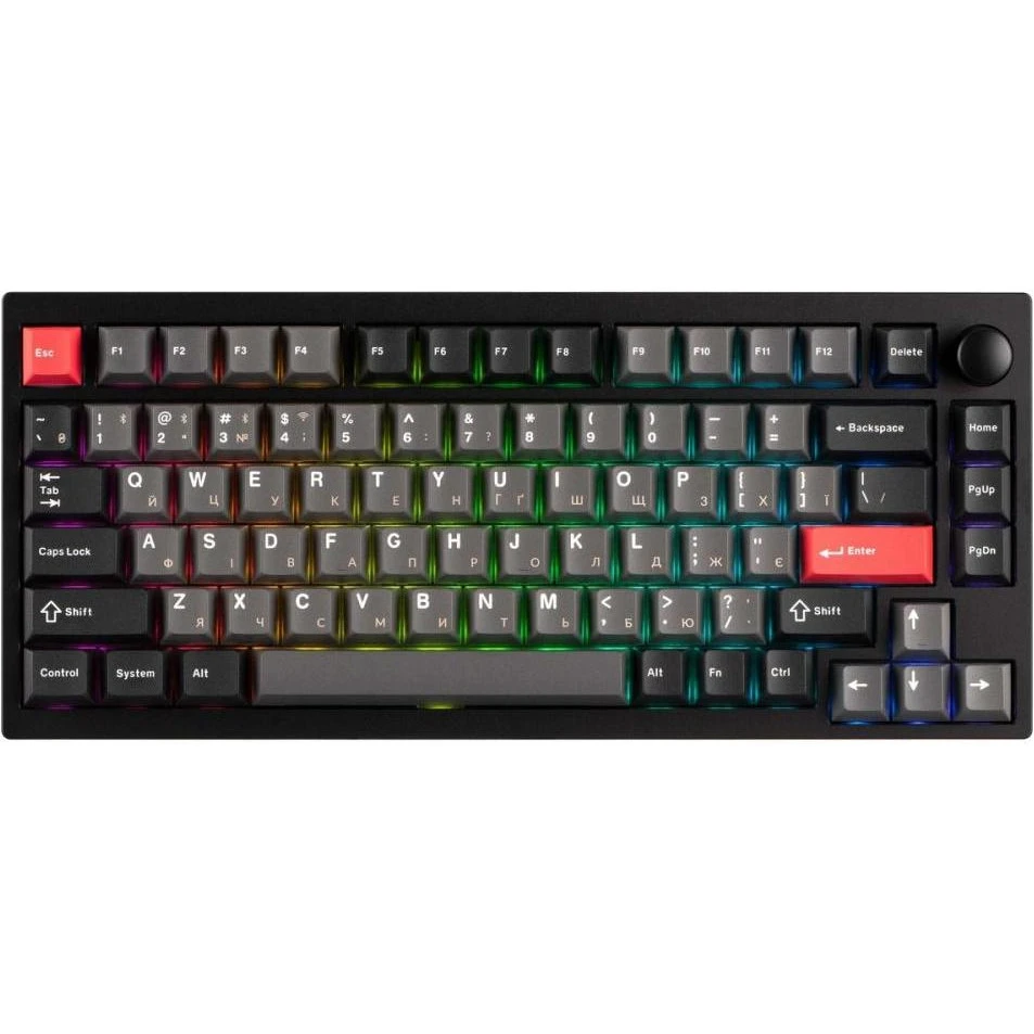 Клавиатура Lemokey P1 Pro Keychron Super Banana Carbon Black (P1P-M4-UA) (UA)