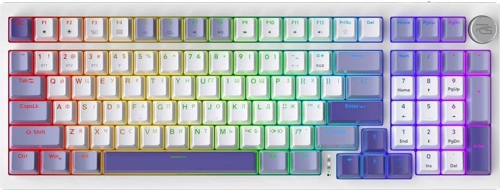 Клавиатура Proove Gaming Slicker Wireless Keyboard White (WKSL00022402)