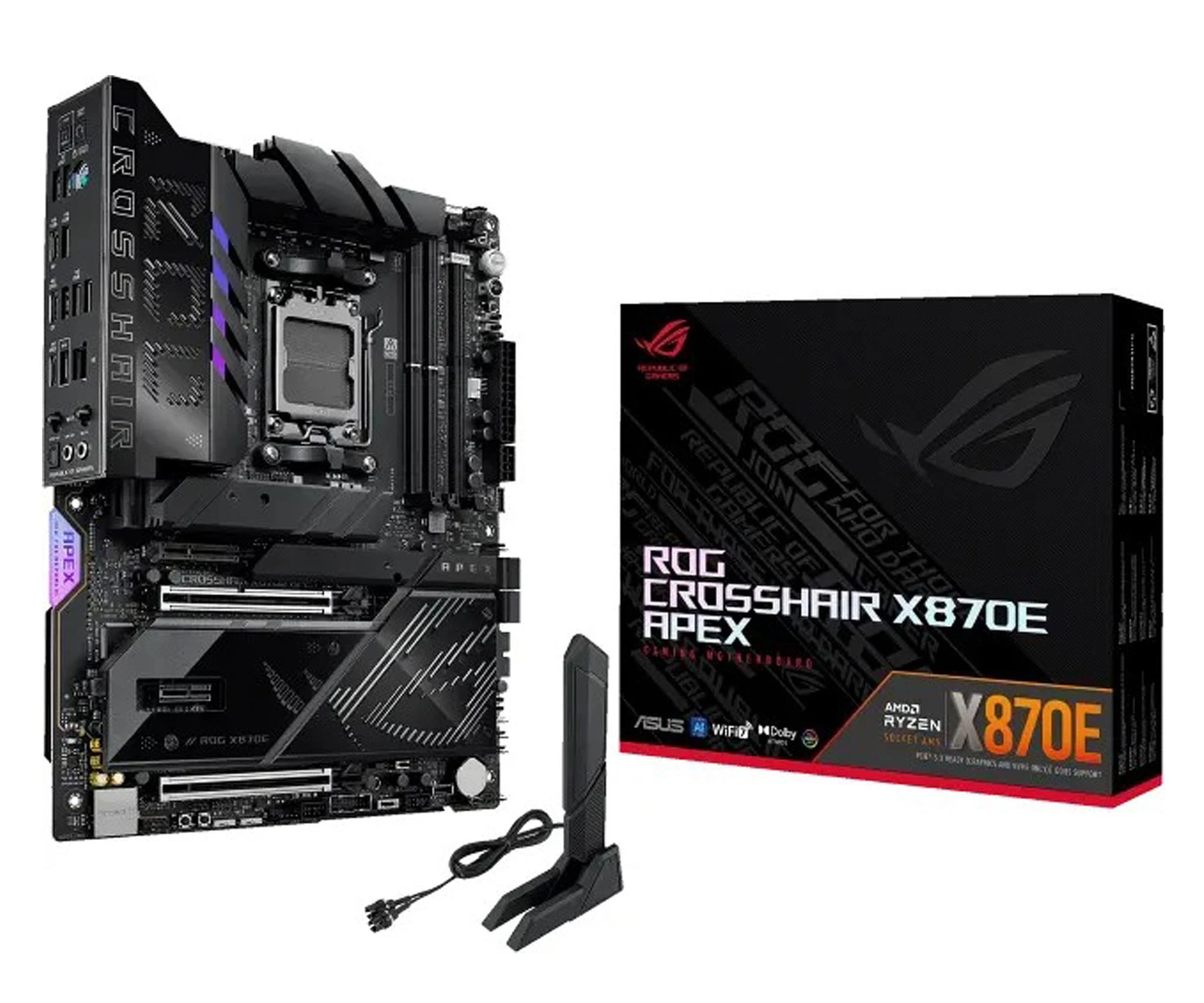 Материнська плата ASUS ROG CROSSHAIR X870E APEX EU