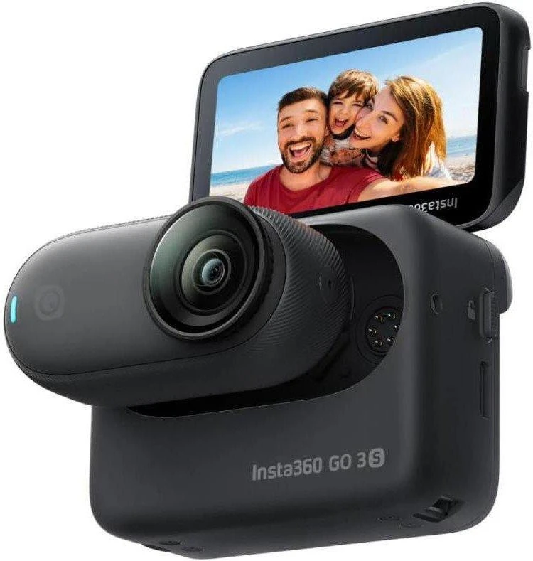 Экшн-камера Insta360 GO 3S 4K Standard Bundle 64GB Black (CINSAATA_GO3S14)