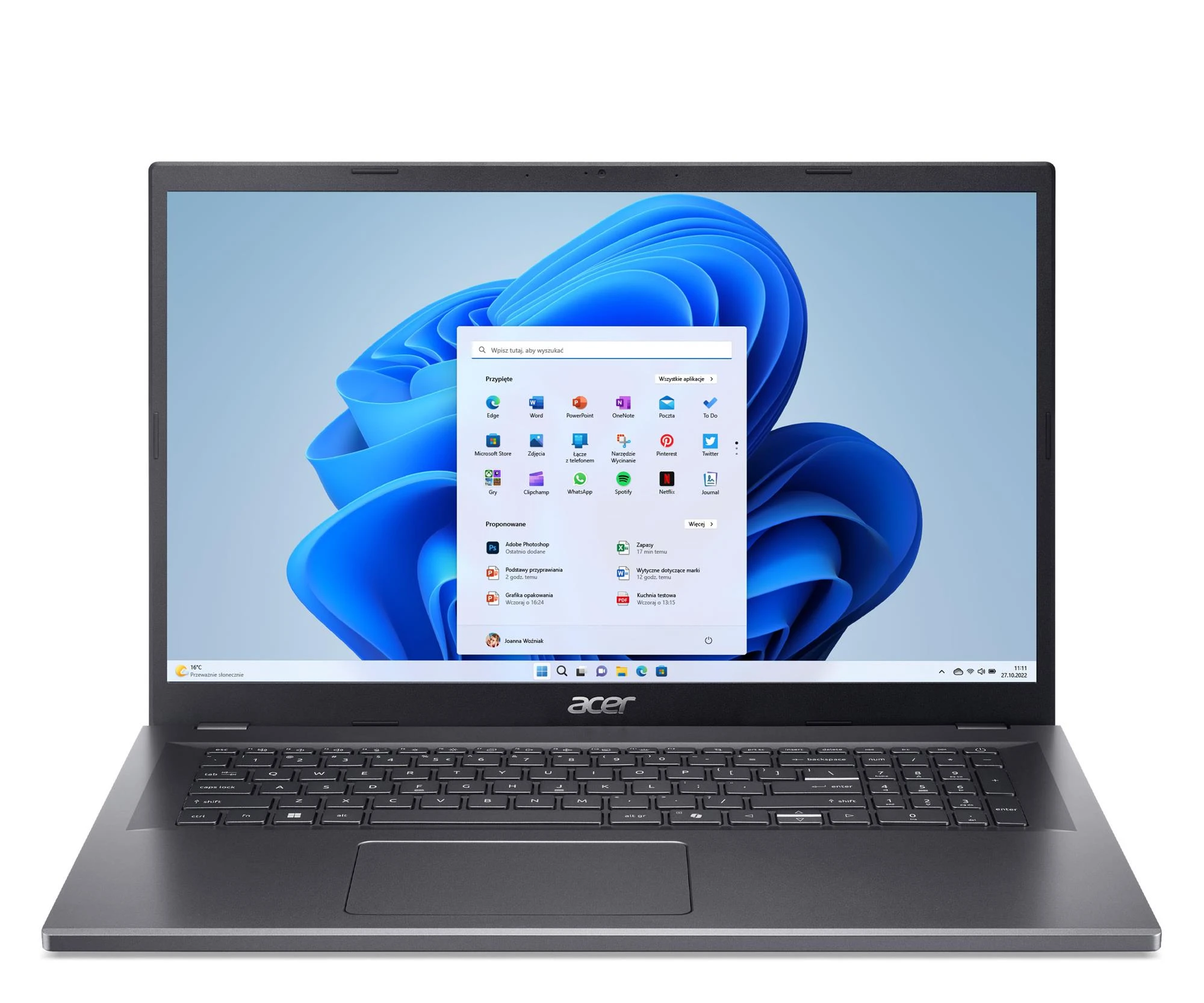 Ноутбук Acer Aspire 17 i5-1334U/16GB/512/Win11 (A17-51M || NX.KZVEP.002)