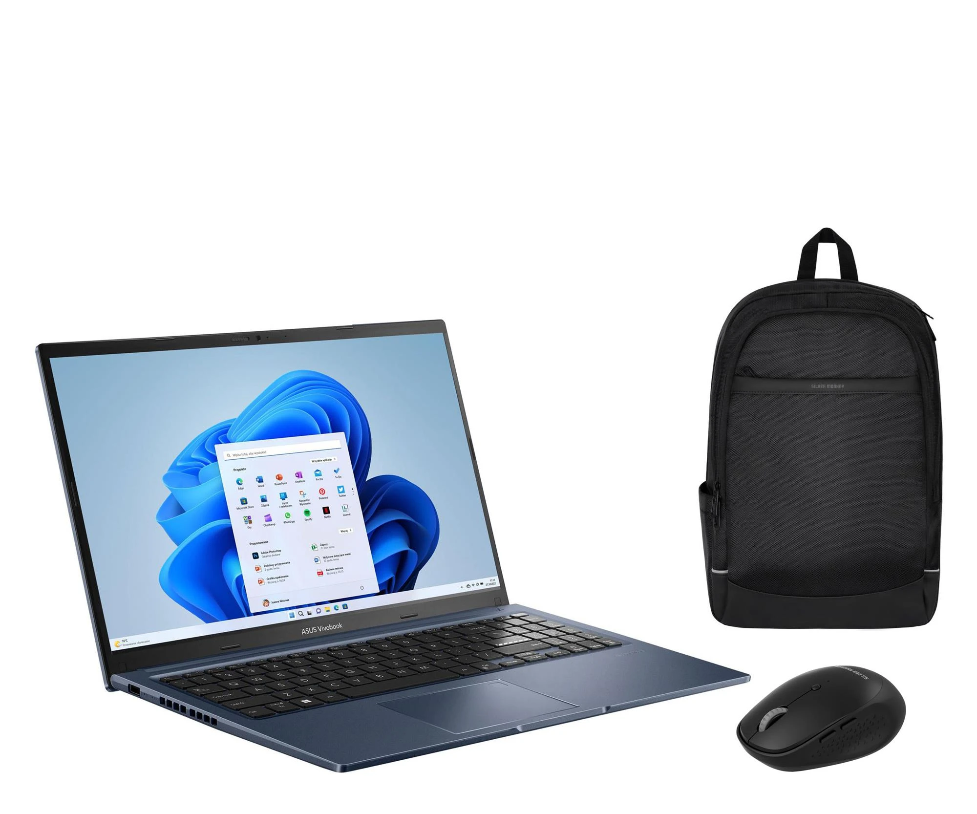 Ноутбук ASUS Vivobook 15 X1502VA i5-13420H/16GB/512/Win11 Zestaw (X1502VA-BQ676W)