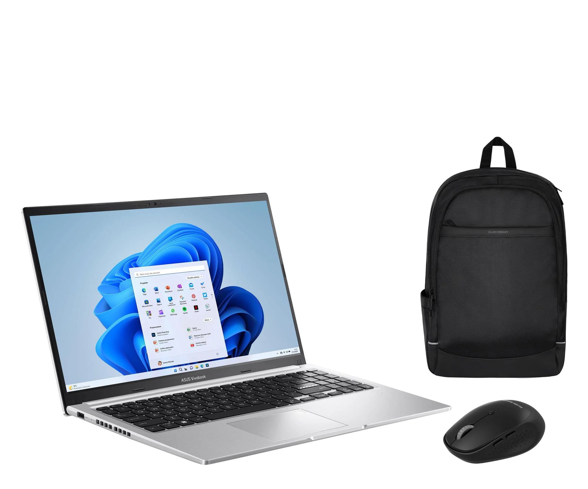 Ноутбук ASUS Vivobook 15 X1502VA i5-13420H/16GB/512/Win11 Zestaw (X1502VA-BQ681W)