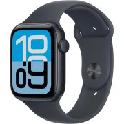Apple Watch SE 3 GPS 44mm Midnight Alu. Case w. Midnight S. Band - M/L (MEHQ4)