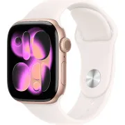 Apple Watch Series 11 GPS 42mm Rose Gold Alu. Case w. Light Blush S. Band - S/M (MEU04)