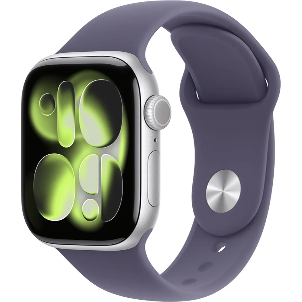 Годинники Apple Watch Series 11 GPS 42mm Silver Alu. Case w. Purple Fog S. Band - S/M (MEU64)