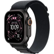 Apple Watch Ultra 3 GPS + Cellular 49mm Black Tit. Case w. Black Alpine Loop - Large (MF0X4)