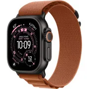Apple Watch Ultra 3 GPS + Cellular 49mm Black Tit. Case w. Terra Cotta Alpine Loop - Medium (MF254+MG9E4)