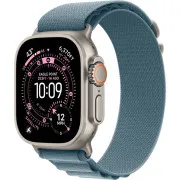 Apple Watch Ultra 3 GPS + Cellular 49mm Natural Tit. Case w. Light Blue Alpine Loop - Medium (MEWM4)