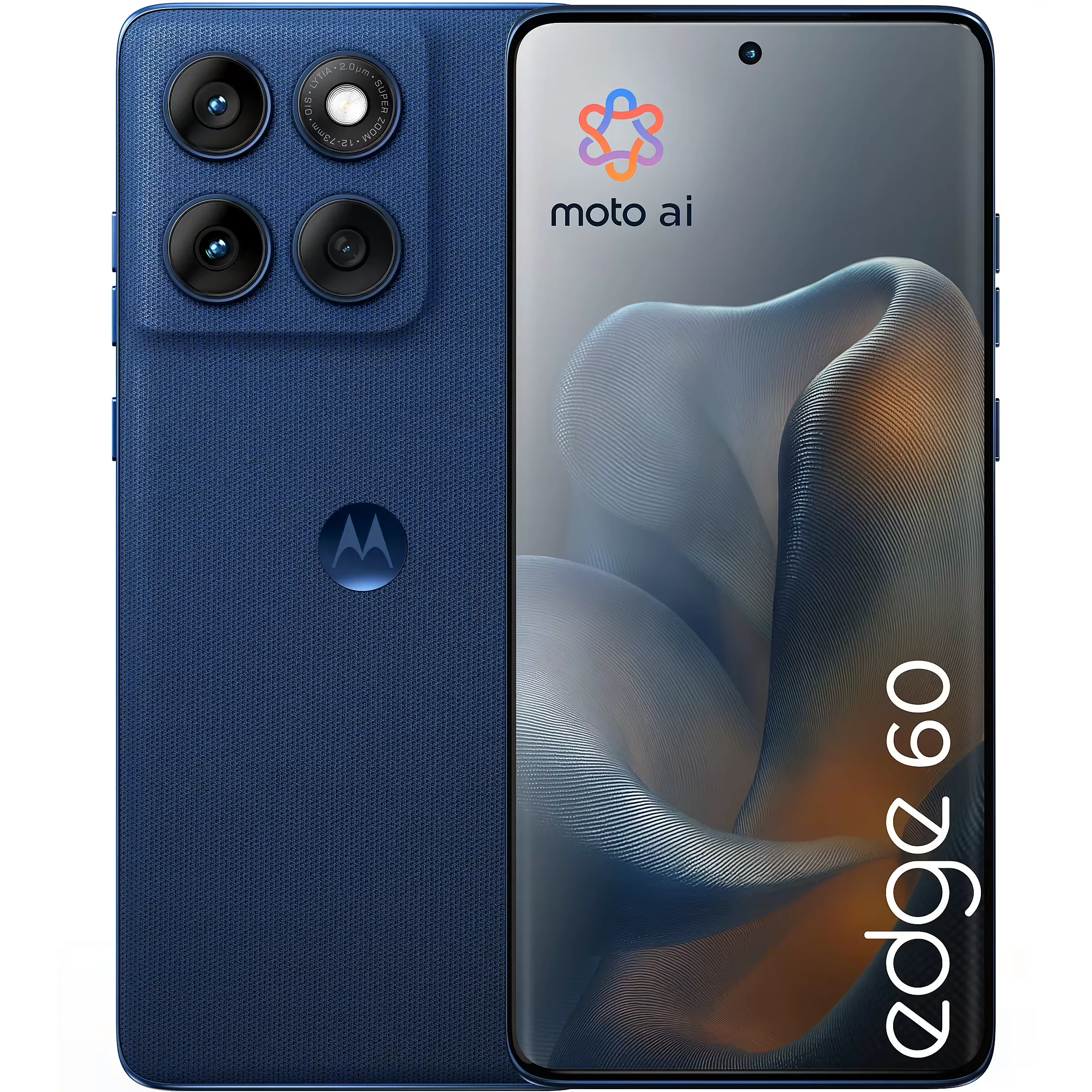 Мобільний телефон Motorola Moto Edge 60 12/256GB Gibraltar Sea (PB7H0031RS) (UA)