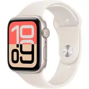 Apple Watch SE 3 GPS + Cellular 44mm Starlight Alu. Case w. Starlight S. Band - M/L (MEPF4)