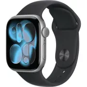 Apple Watch Series 11 GPS 42mm Space Grey Alu. Case w. Black S. Band - M/L (MEQX4)