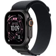 Apple Watch Ultra 3 GPS + Cellular 49mm Black Tit. Case w. Black Alpine Loop - Small (MF0Q4)