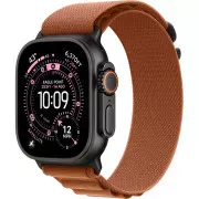 Apple Watch Ultra 3 GPS + Cellular 49mm Black Tit. Case w. Terra Cotta Alpine Loop - Medium (MF254+MG9E4)