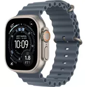 Apple Watch Ultra 3 GPS + Cellular 49mm Natural Tit. Case w. Anchor Blue Ocean Band (MEWH4)