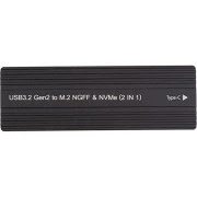 Карман внешний PowerPlant SSD Premium M.2 PCIe NGFF/NVMe USB3.2 (HC380510) (UA)