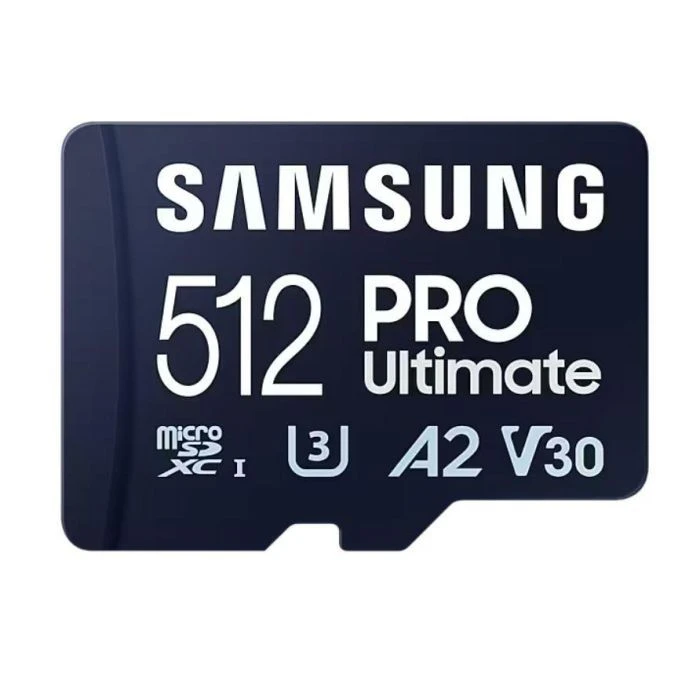 Карта памяти Samsung 512GB microSDXC class 10 UHS-I U3 V30 A2 Pro Ultimate (MB-MY512SB/WW) (UA)