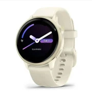 Смарт-часы Garmin vivoactive 6, Bone/Lunar Gold, GPS (010-02985-01) (UA)